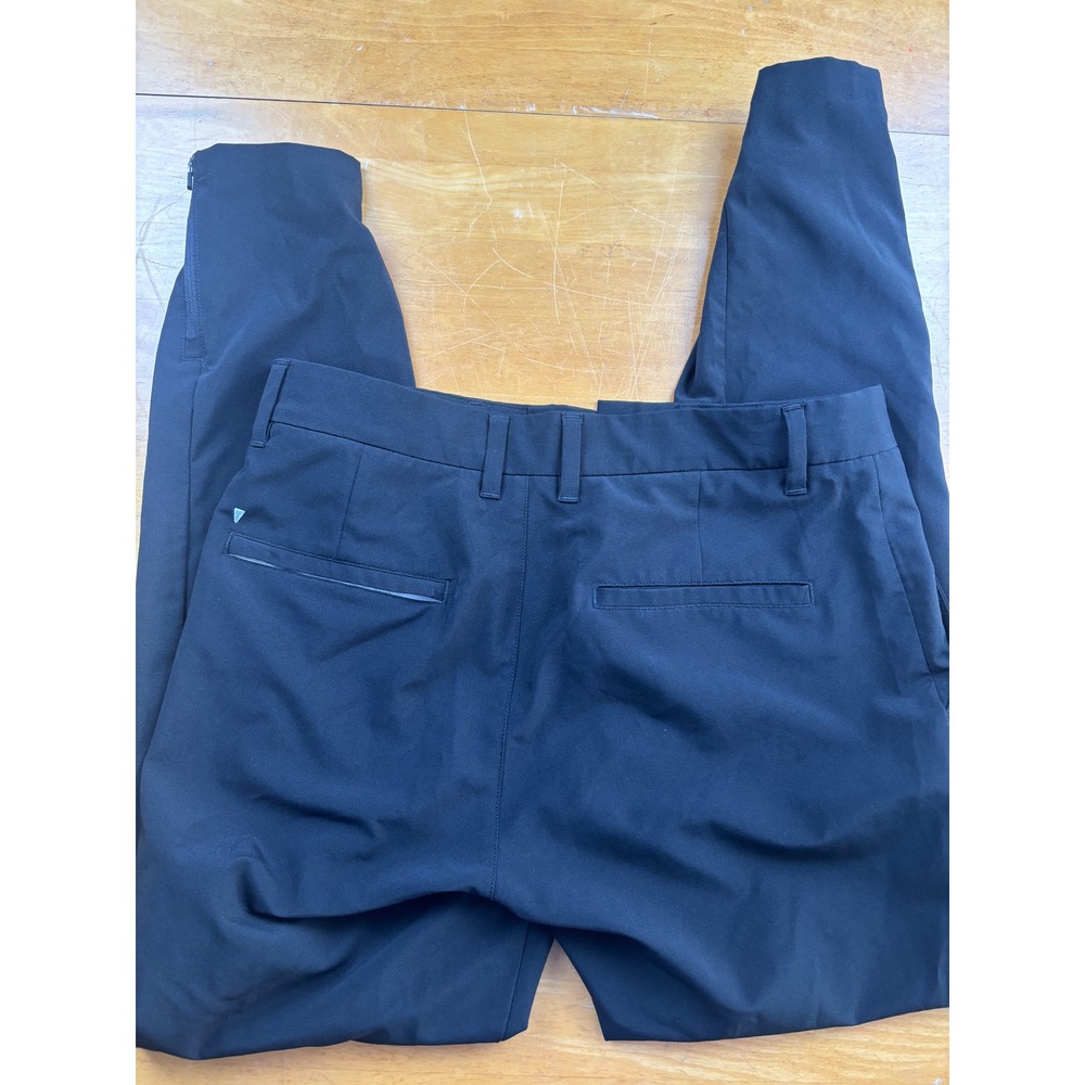 Primo Golf Joggers Mens 30 Regular Black Tapered Ankle Zip Performance Pants - Picture 6 of 7